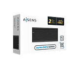 Aisens ASM2008B  USB31  M2 NVMe  10 Gbps  Sin Tornillos  Carcasa SSD