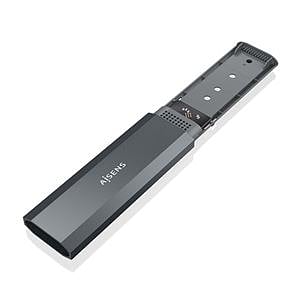 Aisens ASM2029GR  USB 32  M2 NVMe  Sin tornillos  Caja Externa para Disco