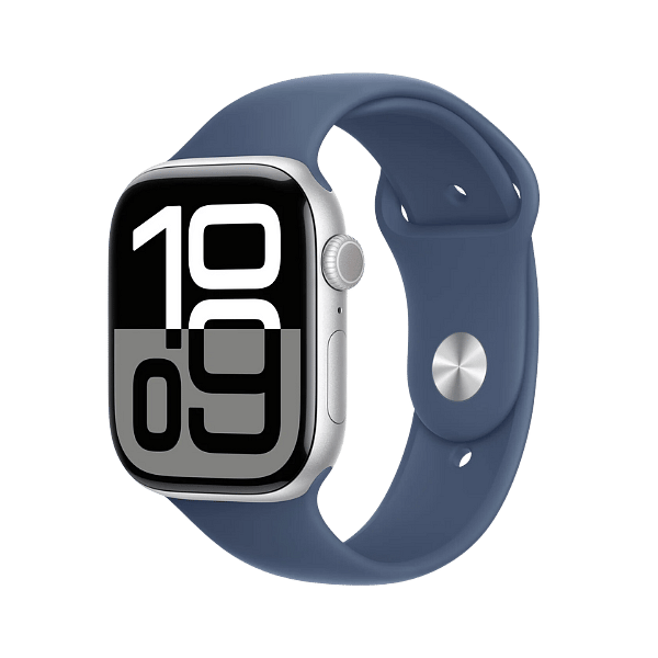 Apple Watch Series 10  Reloj inteligente 46mm GPS Cellular Caja de Aluminio Correa Deportiva Azul Denim Talla ML