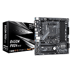 Asrock B450M Pro4 R20  DDR4  MicroATX  Placa Base AM4