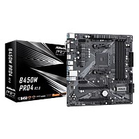 Asrock B450M Pro4 R2.0 | DDR4 | MicroATX | Placa Base AM4