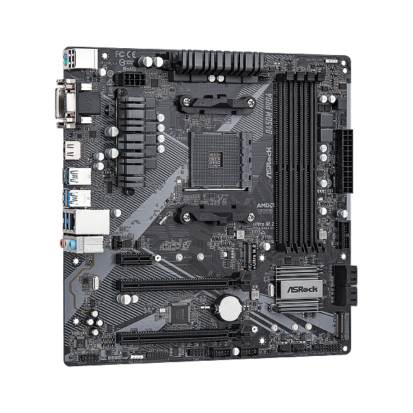 Asrock B450M Pro4 R20  DDR4  MicroATX  Placa Base AM4