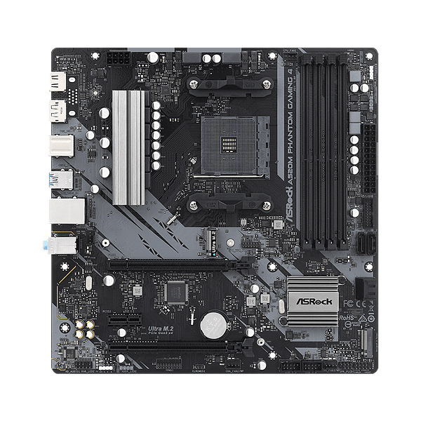 Asrock A520M Phantom Gaming  DDR4  MicroATX  Placa Base AM4