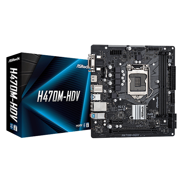 Asrock H470MHDV  Placa Base Intel 1200