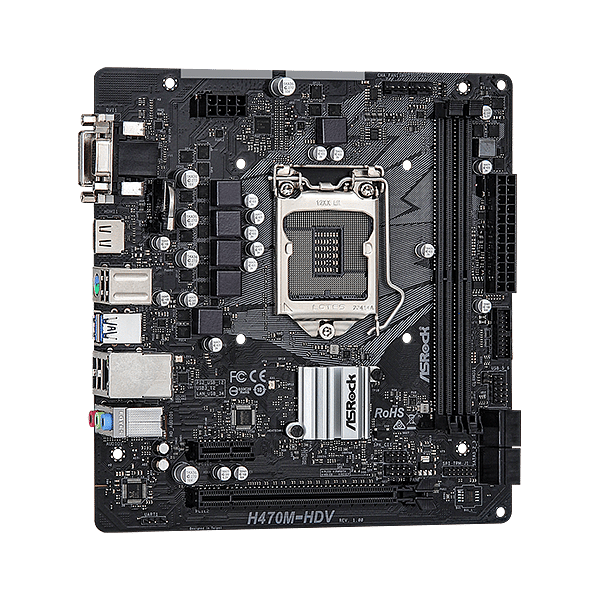 Asrock H470MHDV  Placa Base Intel 1200
