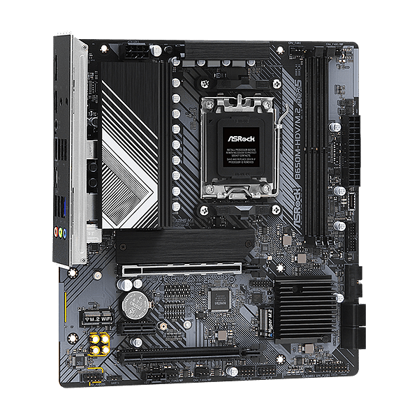 Asrock B650MHDVM2  DDR5  MicroATX  Placa Base AM5