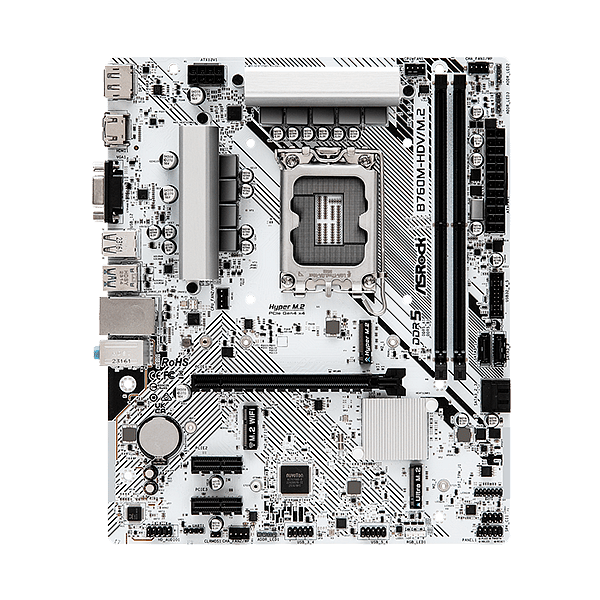Asrock B760MHDVM2  DDR5  Micro ATX  Placa Base Intel 1700
