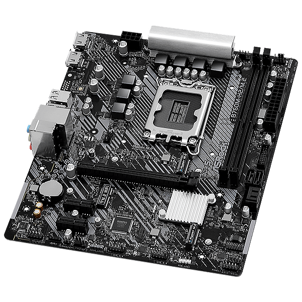 Asrock B760MH2M2 DDR5 mATX  Placa Base Intel 1700