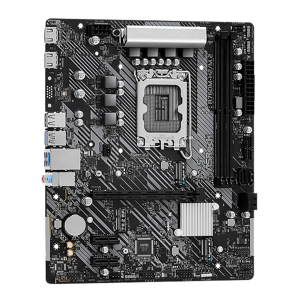 Asrock B760MH2M2 DDR5 mATX  Placa Base Intel 1700