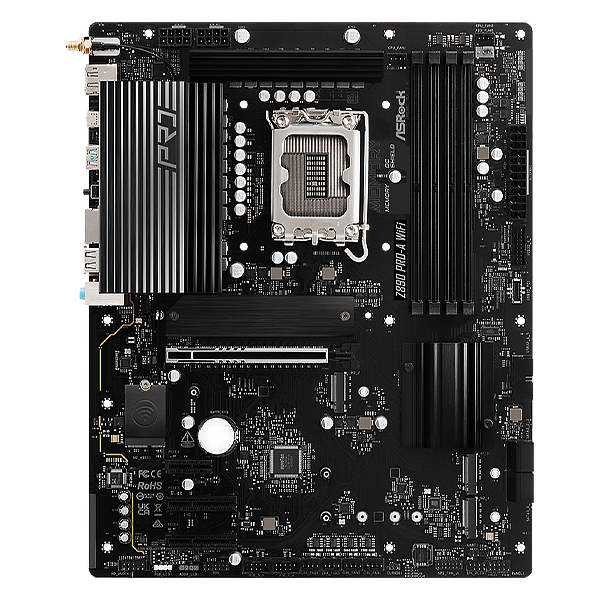 Asrock Z890 ProA  WiFi 7  DDR5  ATX  Placa Base Intel Socket 1851