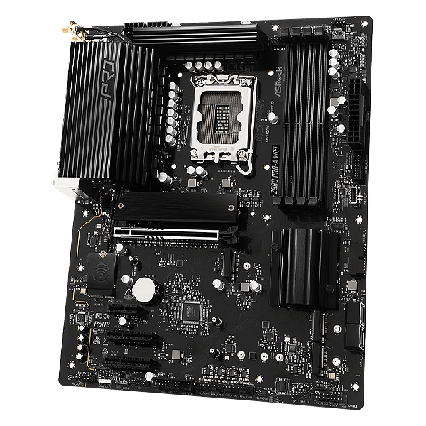 Asrock Z890 ProA  WiFi 7  DDR5  ATX  Placa Base Intel Socket 1851