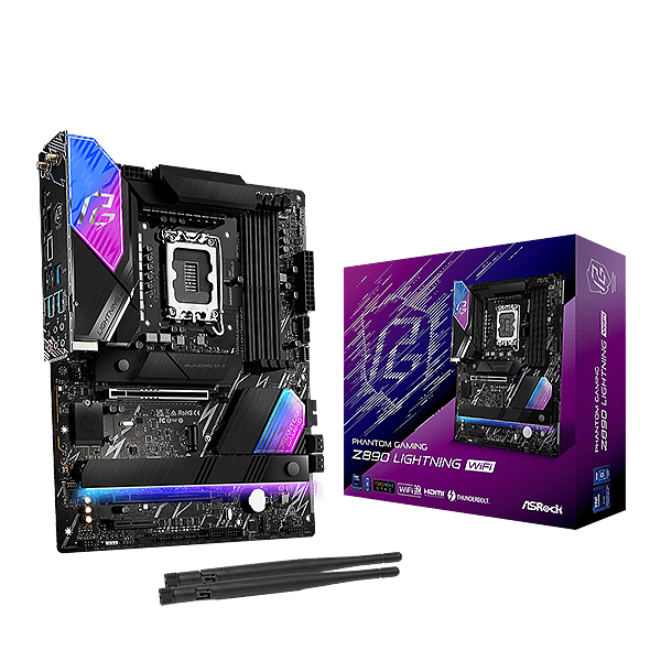 Asrock Z890 Lightning  WiFi 7 DDR5  ATX  Placa Base Intel Socket 1851