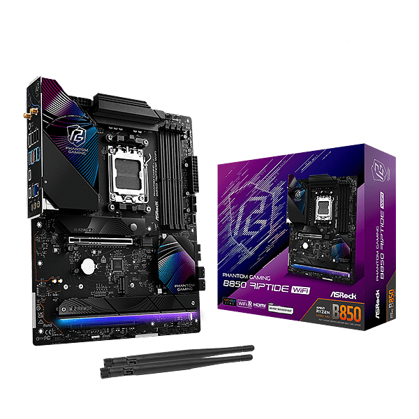 Asrock B850 Riptide  WiFi 7 Bluetooth 54  DDR5  ATX  Placa Base AM5