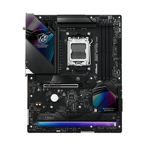 Asrock B850 Riptide  WiFi 7 Bluetooth 54  DDR5  ATX  Placa Base AM5