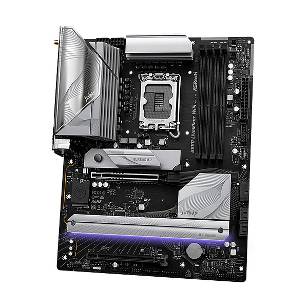 Asrock B860 LiveMixer  WiFi 6E Bluetooth 53  DDR5  ATX  Placa Intel 1851