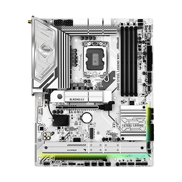 Asrock B860 Steel Legend  WiFi 6E Bluetooth 53  DDR5  ATX  Placa Intel 1851