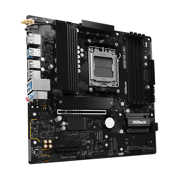 Asrock B850M ProA  WiFi 6E Bluetooth 52  DDR5  MicroATX  Placa Base AM5