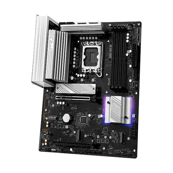 Asrock B860 Pro RS  WiFi 6E Bluetooth 53  DDR5  ATX  Placa Base Intel 1851