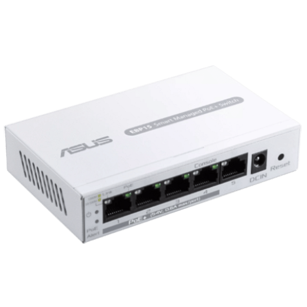 Asus ExpertWiFi EBP15 Gestionable Switch PoE 5 Puertos Gigabit Ethernet  Routers Extensibles