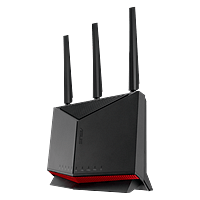 Asus RT-BE86U | Router WiFi 7 8600Mbps 1x Puerto 10G + 4 Puertos 2.5G Negro