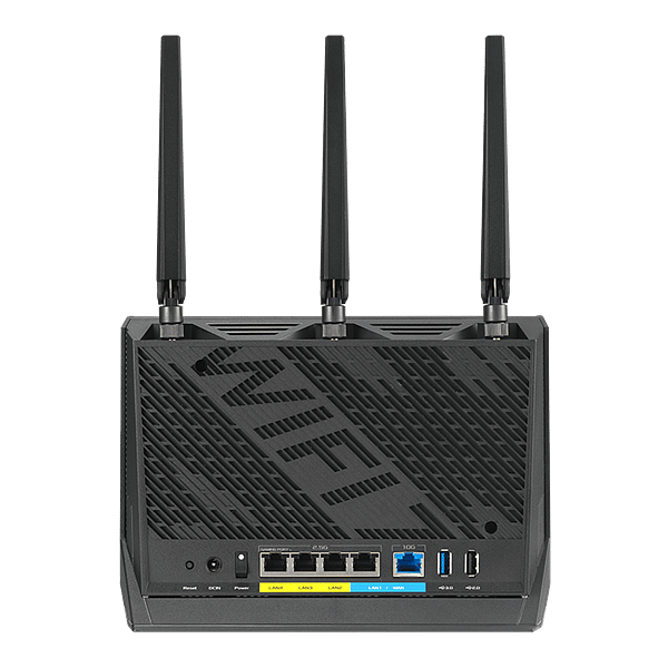 Asus RTBE86U  Router WiFi 7 8600Mbps 1x Puerto 10G  4 Puertos 25G Negro