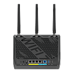 Asus RTBE86U  Router WiFi 7 8600Mbps 1x Puerto 10G  4 Puertos 25G Negro