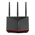 Asus RTBE86U  Router WiFi 7 8600Mbps 1x Puerto 10G  4 Puertos 25G Negro