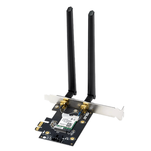 Asus PCEBE6500  Adaptador Wifi PCIe WiFi 7 TriBanda Bluetooth 54