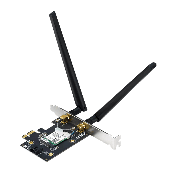 Asus PCEBE6500  Adaptador Wifi PCIe WiFi 7 TriBanda Bluetooth 54