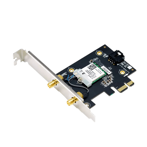 Asus PCEBE6500  Adaptador Wifi PCIe WiFi 7 TriBanda Bluetooth 54