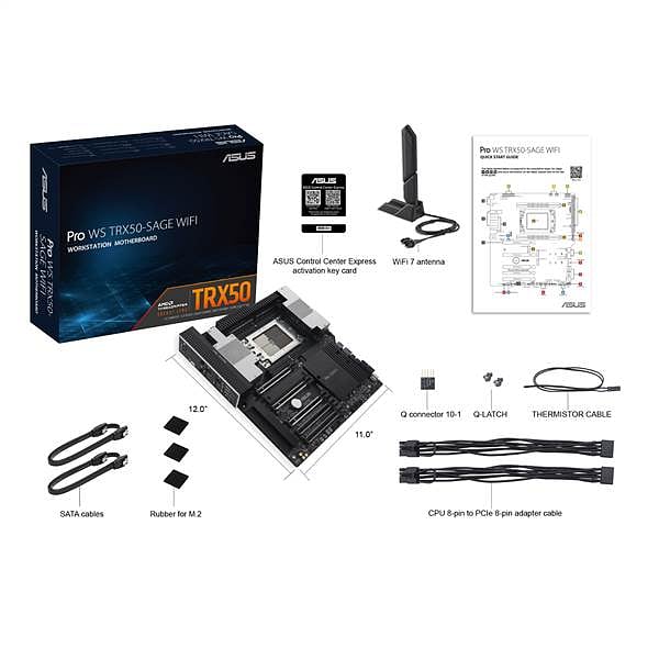 Placa Base ASUS Pro WS TRX50SAGE WiFi AMD TR5 CEB