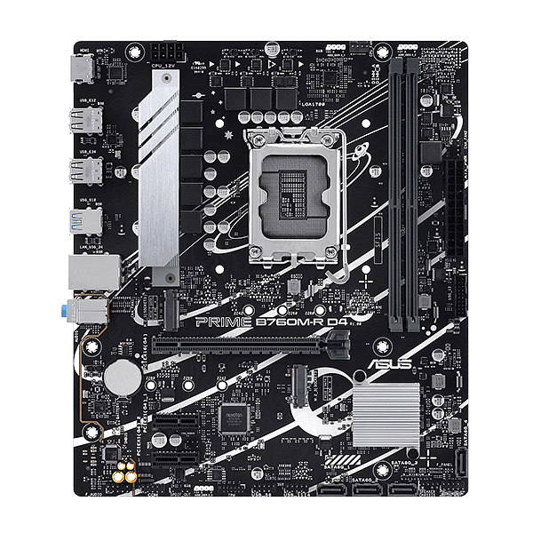 Asus Prime B760MR D4  DDR4  Micro ATX  Placa Base Intel 1700
