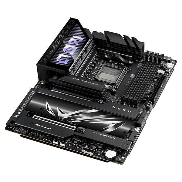 Asus ROG Crosshair X870E HERO  DDR5  WiFi 7  Bluetooth  PCIe 50  ATX  Placa Base AM5