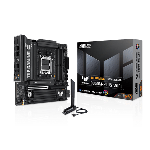 Asus TUF Gaming B850MPlus  WiFi 6E Bluetooth 53  DDR5  MicroATX  Placa Base AM5