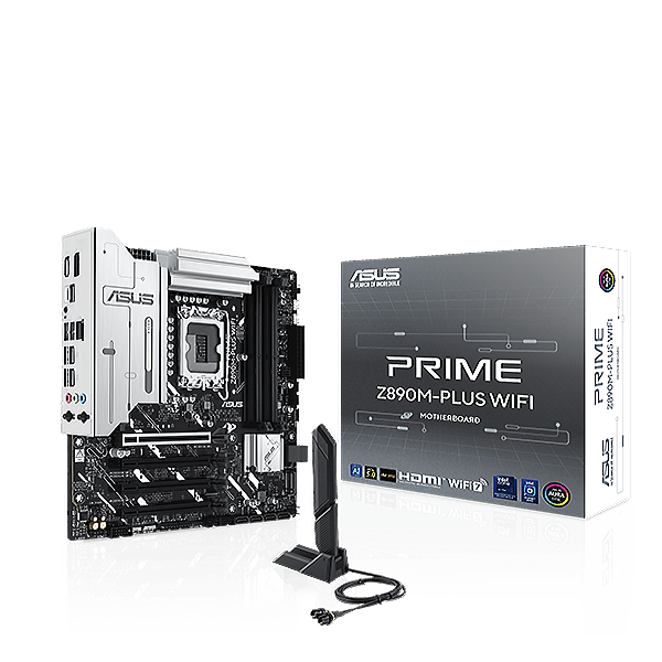 Asus Prime Z890MPlus  WiFi 7  DDR5  MicroATX  Placa Base Intel 1851