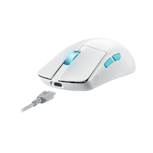 ASUS ROG Harpe Ace Aim Lab Edition  Ratón inalámbrico 54 g ultra ligero 36000 DPI 5 Botones Programables