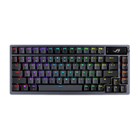 ASUS ROG Azoth 75% Teclado mecánico Inalámbrico Switches ROG NX Red Hot-swappable Pantalla OLED Gasket Mount PBT Double-Shot