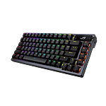ASUS ROG Azoth 75 Teclado mecánico Inalámbrico Switches ROG NX Red Hotswappable Pantalla OLED Gasket Mount PBT DoubleShot