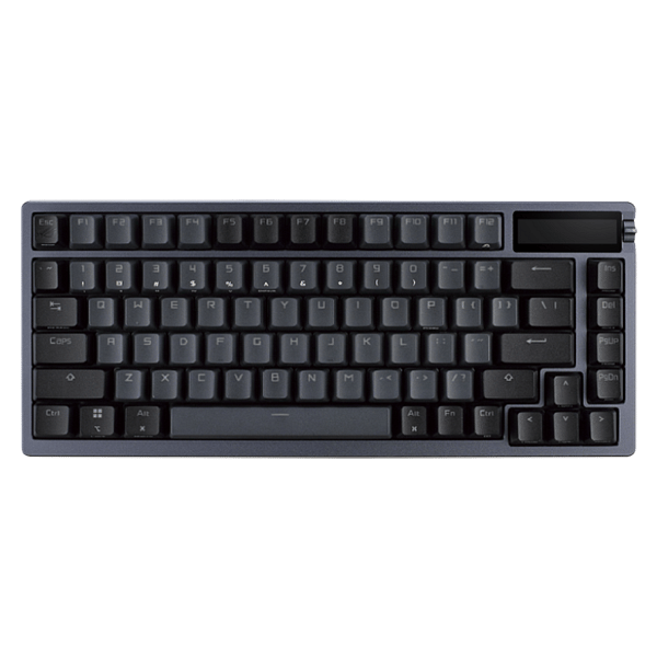 ASUS ROG Azoth 75 Teclado mecánico Inalámbrico Switches ROG NX Red Hotswappable Pantalla OLED Gasket Mount PBT DoubleShot