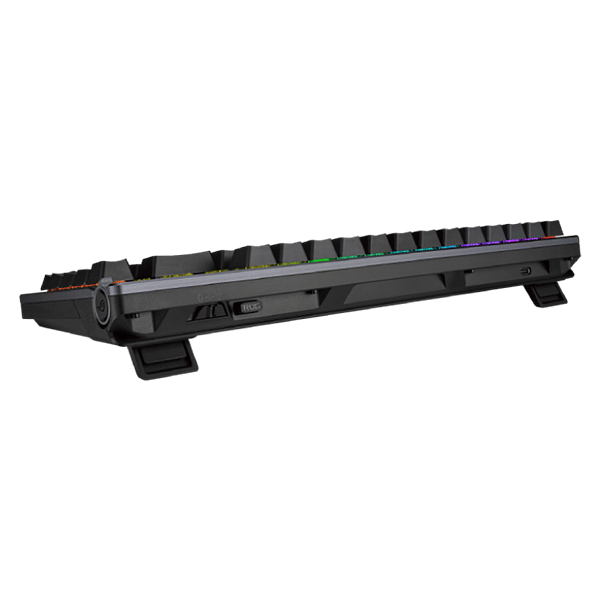 ASUS ROG Azoth 75 Teclado mecánico Inalámbrico Switches ROG NX Red Hotswappable Pantalla OLED Gasket Mount PBT DoubleShot