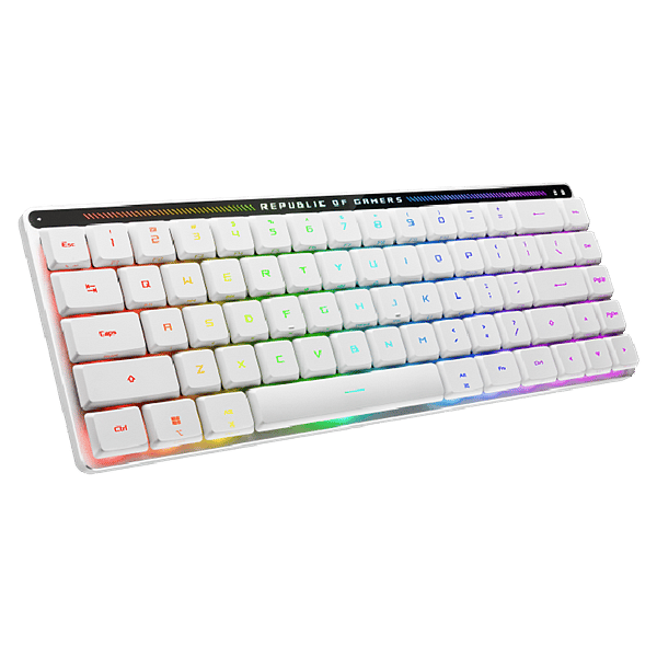ASUS ROG Falchion RX Low Profile Mini 65 Teclado mecánico Inalámbrico gaming Switches Ópticos ROG RX Red RGB