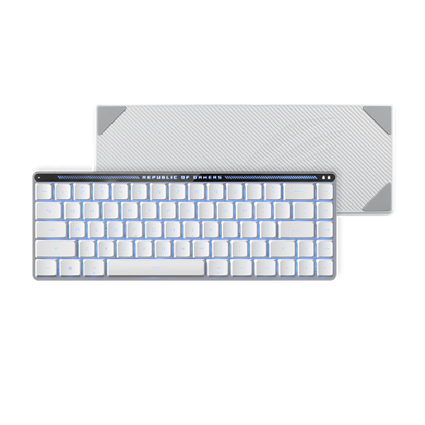 ASUS ROG Falchion RX Low Profile Mini 65 Teclado mecánico Inalámbrico gaming Switches Ópticos ROG RX Red RGB