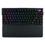 ASUS ROG Azoth Extreme 75 Teclado mecánico Inalámbrico Switches NX Snow RGB Pantalla táctil OLED Gasket Mount PBT DoubleShot