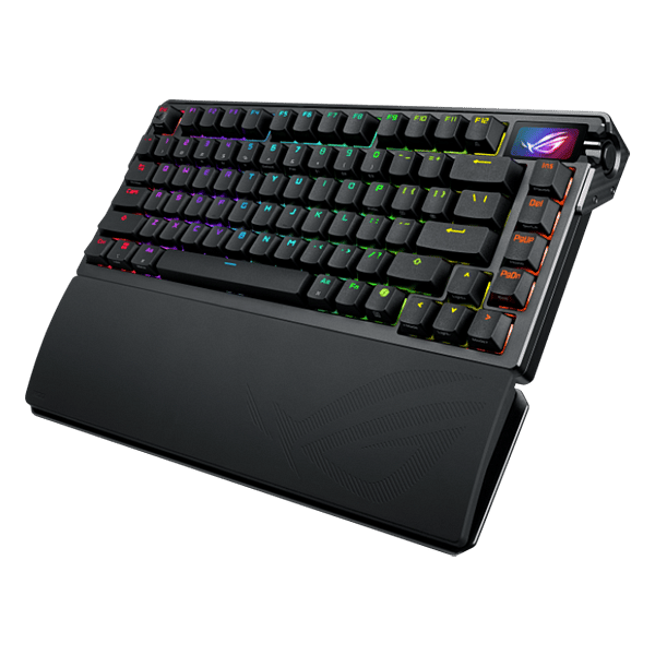 ASUS ROG Azoth Extreme 75 Teclado mecánico Inalámbrico Switches NX Snow RGB Pantalla táctil OLED Gasket Mount PBT DoubleShot