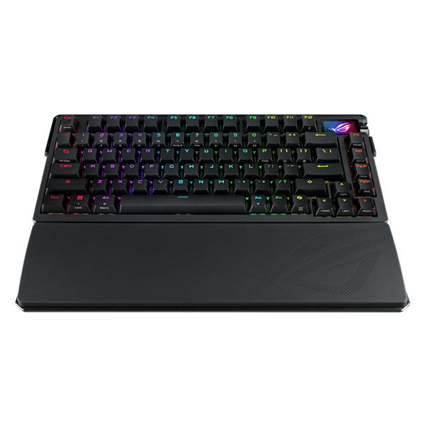 ASUS ROG Azoth Extreme 75 Teclado mecánico Inalámbrico Switches NX Snow RGB Pantalla táctil OLED Gasket Mount PBT DoubleShot