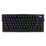 ASUS ROG Azoth Extreme 75 Teclado mecánico Inalámbrico Switches NX Snow RGB Pantalla táctil OLED Gasket Mount PBT DoubleShot