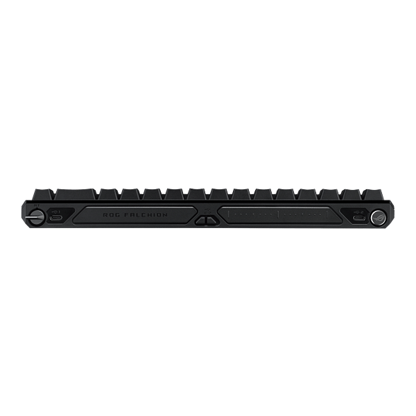 ASUS ROG Falchion Ace HFX Mini 65 Teclado mecánico gaming Switches magnéticos ROG HFX ajustable Rapid Trigger Panel táctil Keycaps PBT DoubleShot
