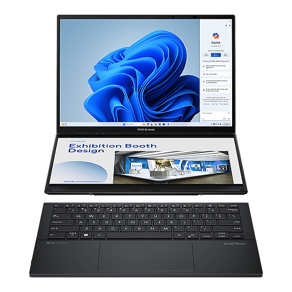 Asus ZenBook Duo OLED UX8406MAPZ255W  Portátil  Intel Core Ultra 9 185H 32GB DDR5 1TB NVMe 1414 3K Táctil OLED Windows 11 Home