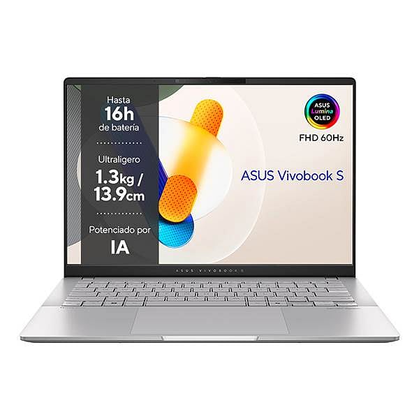 Asus VivoBook S 14 OLED M5406NAQD082W  Portátil AMD Ryzen 5 7535HS 16GB DDR5 512GB NVMe 14 WUXGA OLED Windows 11 Home