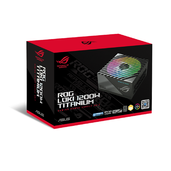 ASUS ROG LOKI1200TSFXLGAMING unidad de fuente de alimentación 1200 W 204 pin ATX Negro Plata